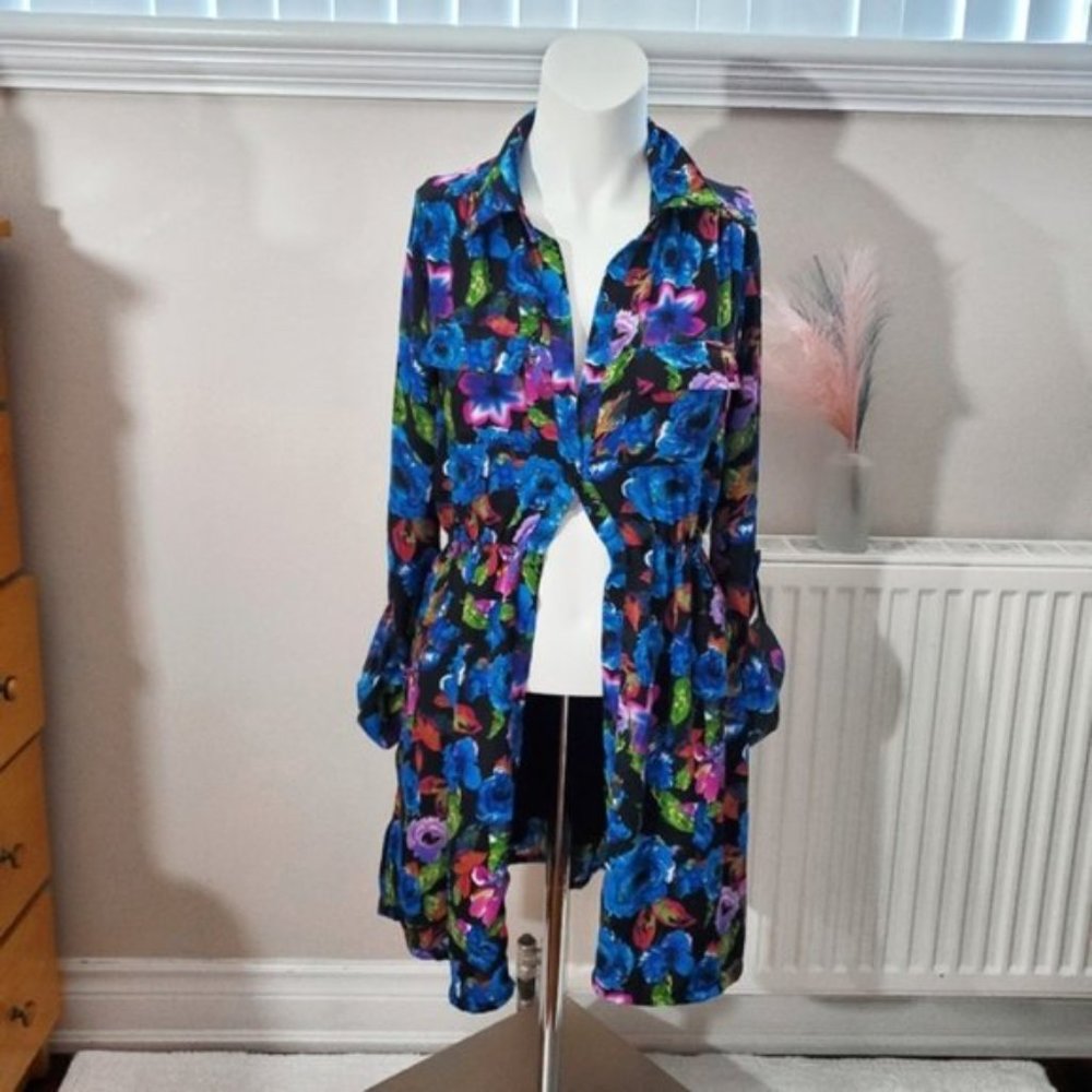 Velvet Heart- Blouse Shirt Dress- Size S